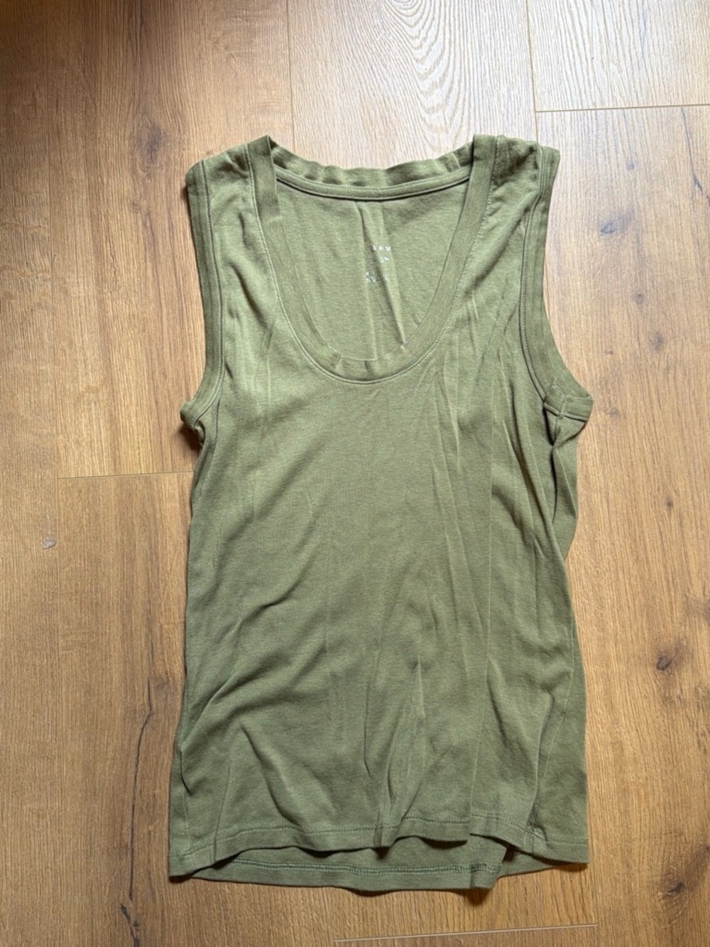 a new day Olive Tank Top in Army Green